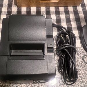 Black Thermal Receipt Printer